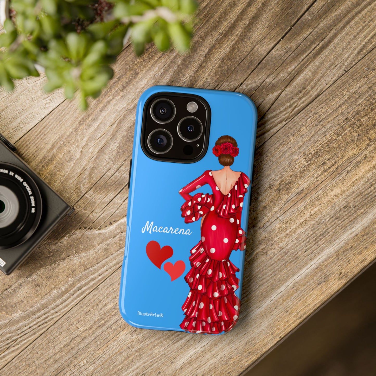 Personalized Macarena Blue Phone Case – for iPhone, Samsung, Pixel