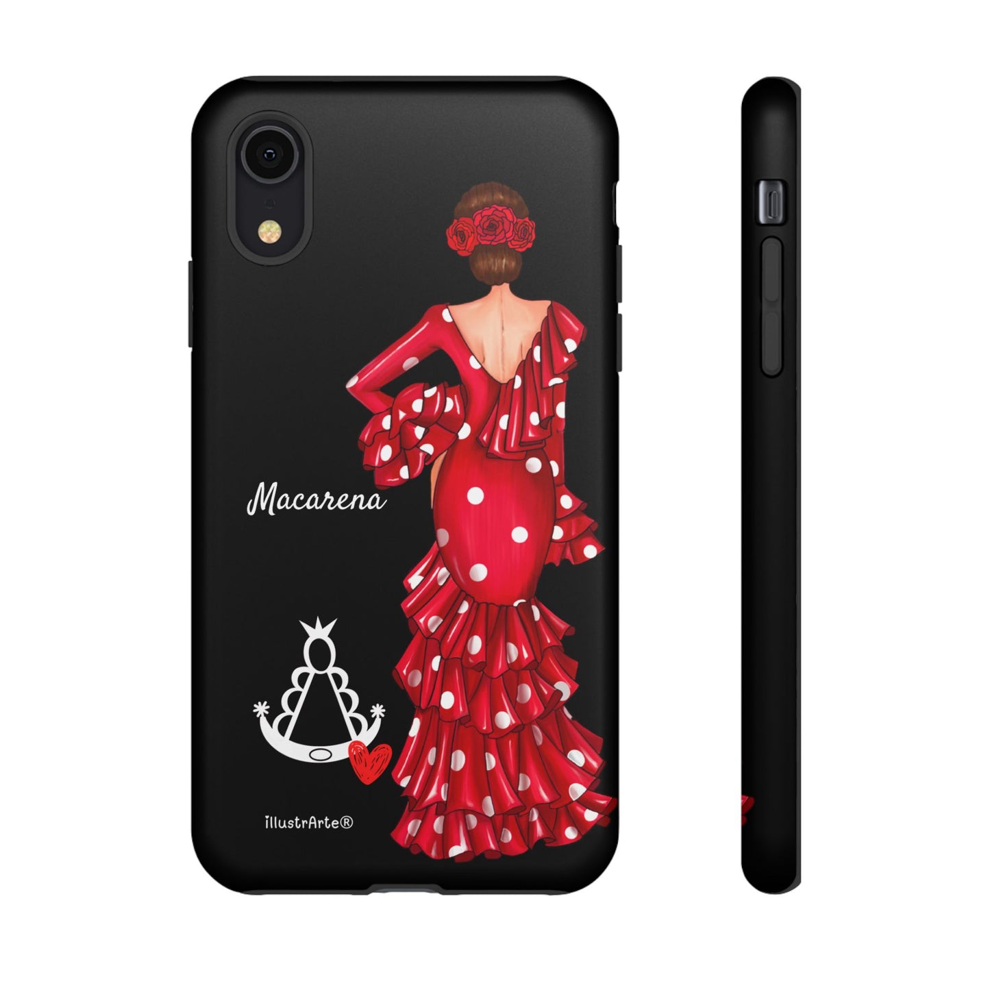 Macarena Custom Phone Case - Black - for iPhone, Samsung, Pixel