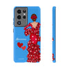 Funda de teléfono personalizable Macarena azul – para iPhone, Samsung, Pixel