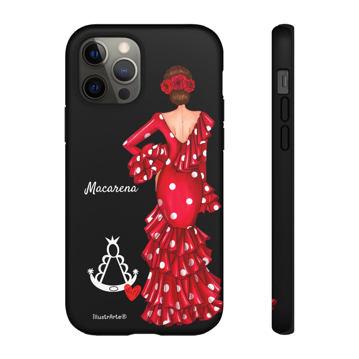 Macarena Custom Phone Case - Black - for iPhone, Samsung, Pixel