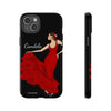 Funda de teléfono personalizable Candela fondo negro– iPhone, Samsung, Pixel