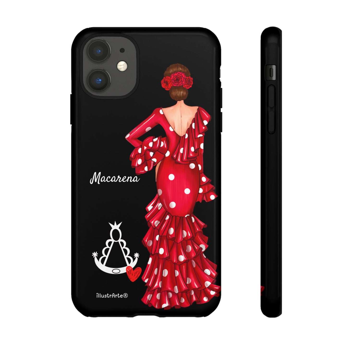 Macarena Custom Phone Case - Black - for iPhone, Samsung, Pixel