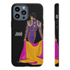 Personalized phone case featuring bullfighter José on a green background – for iPhone, Samsung, Pixel