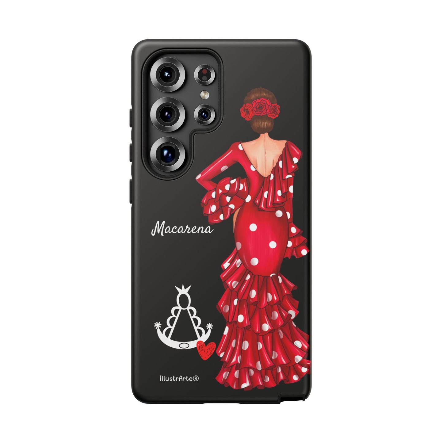 Macarena Custom Phone Case - Black - for iPhone, Samsung, Pixel