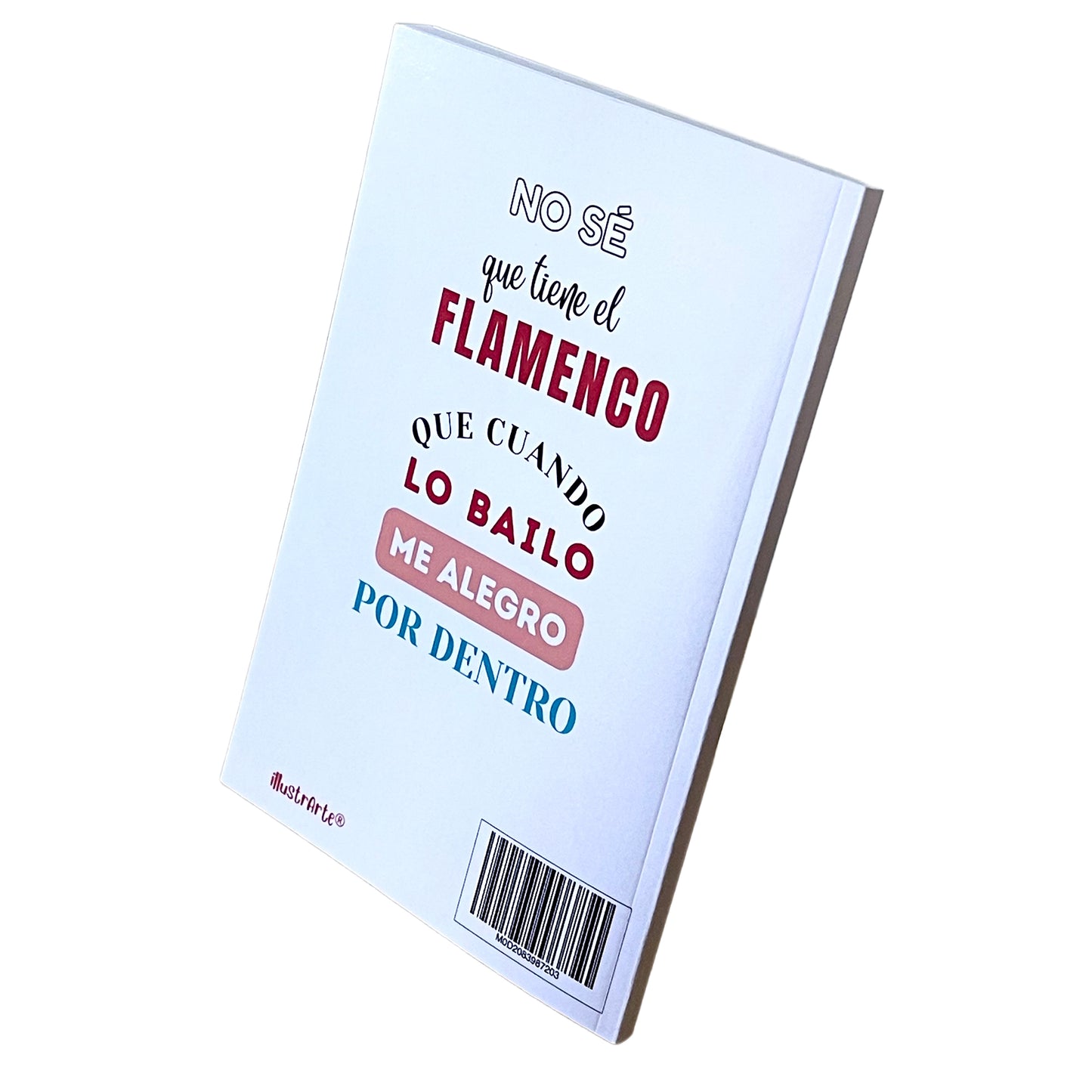 Cuaderno Flamenco “Antonia” – 6×9” (15,24×22,86 cm) – 120 Páginas Rayadas – Diseño illustrArte