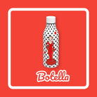 a bottle with a picture of a woman on it