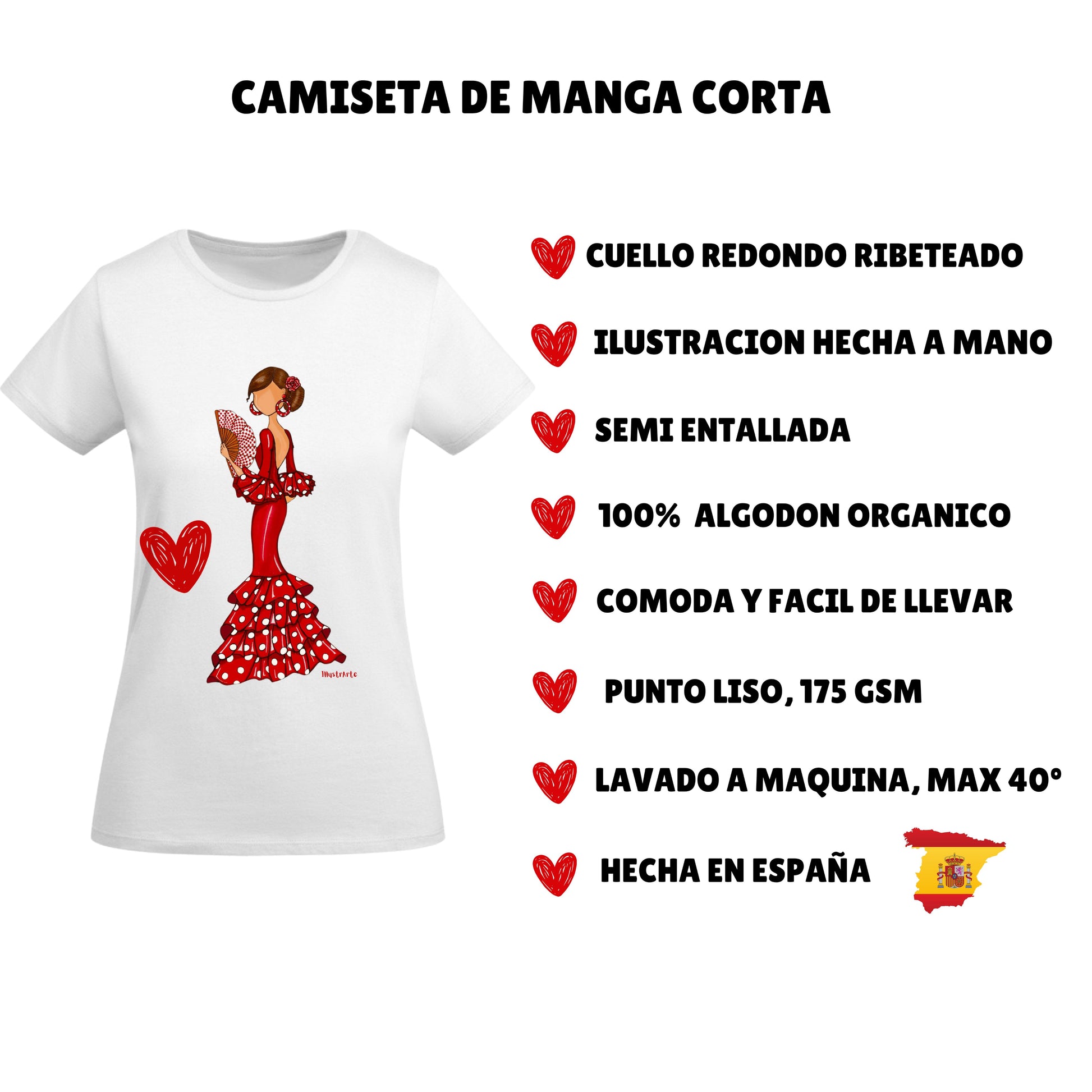 una camiseta de mujer con una imagen de una mujer en un vestido