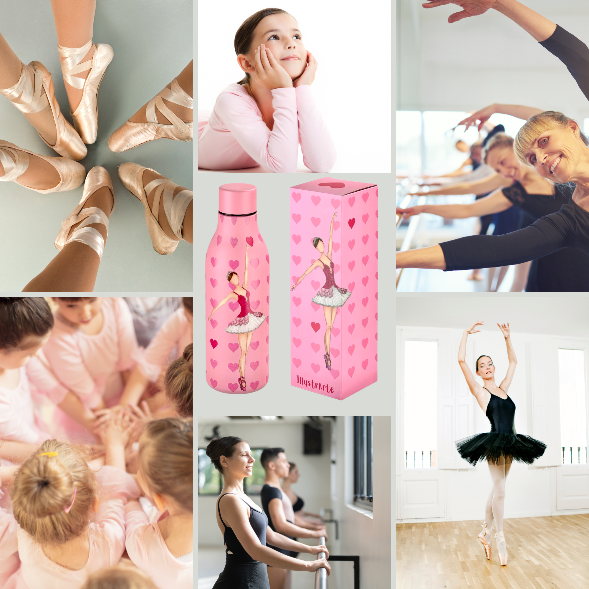 a collage of ballet images including a ballerina