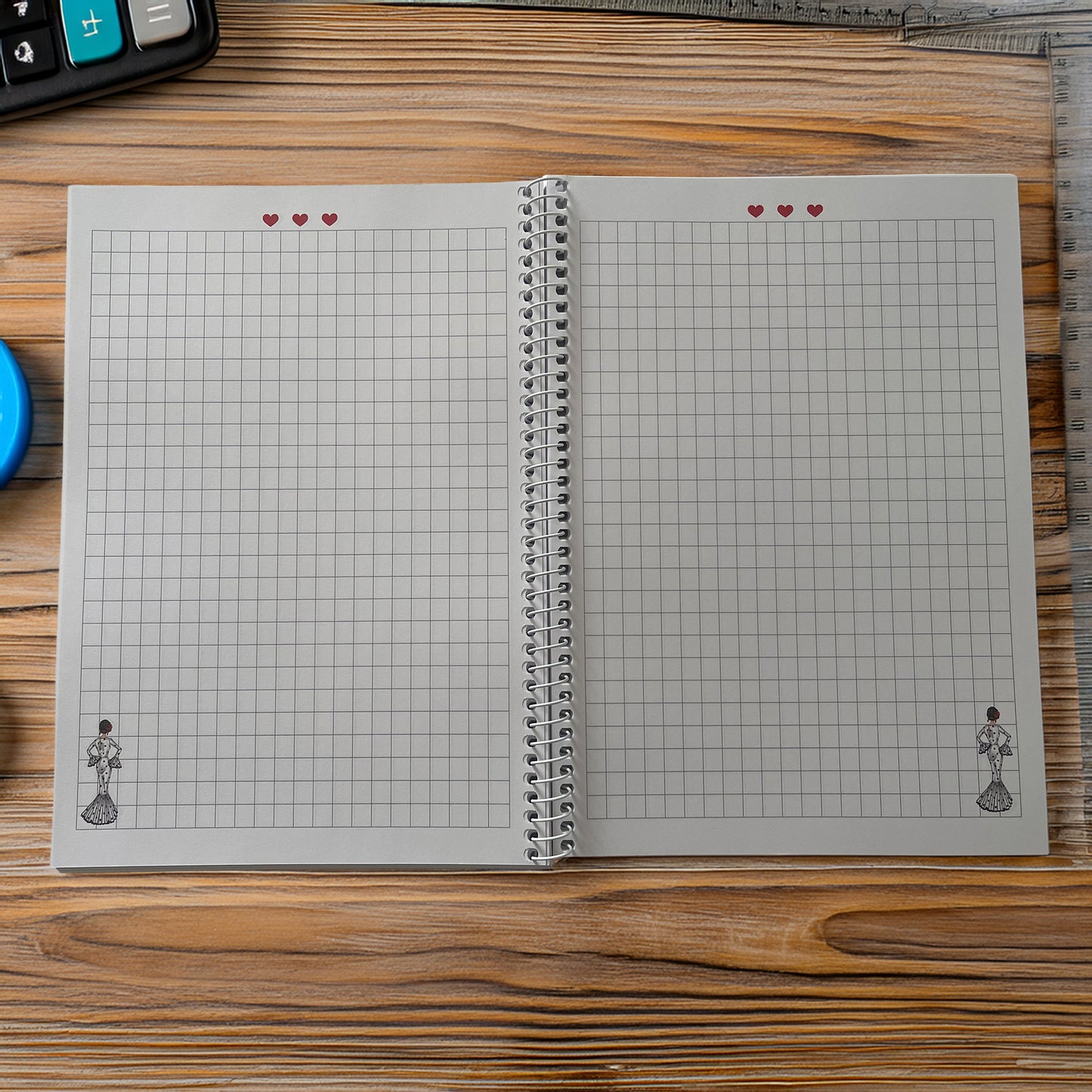 Pack Bolsa “María” Málaga blanco + Cuaderno “María” blanco – Set flamenco con mucho arte illustrArte