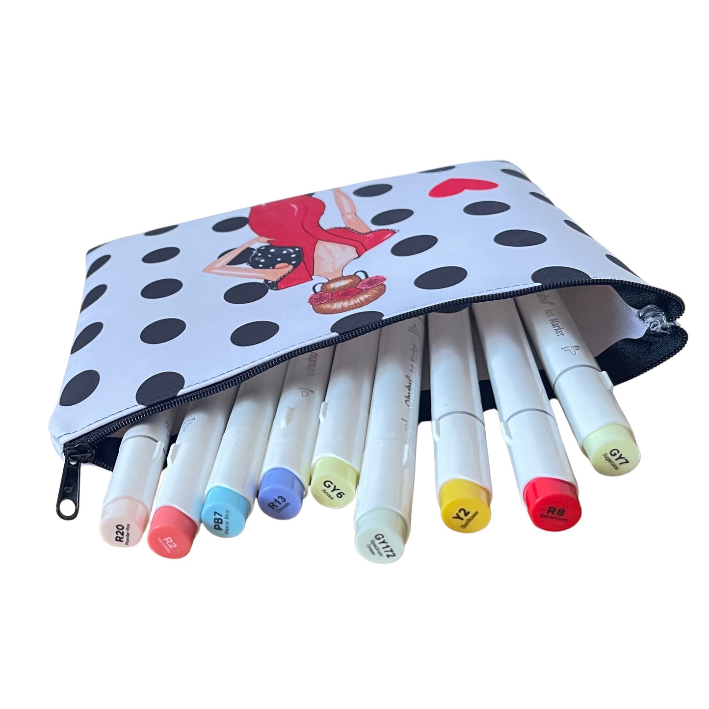 Pack Regalo Flamenca Manuela – Neceser Granada + Delantal a Juego – Diseño Exclusivo illustrArte