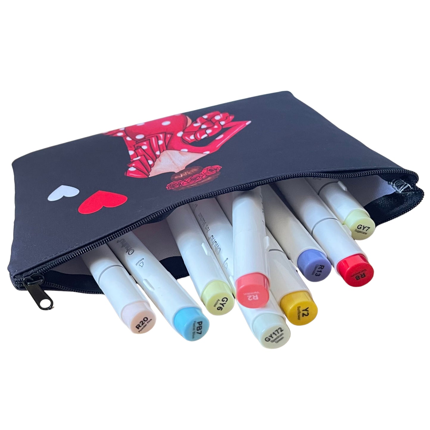 Pack Regalo Flamenca Macarena – Botella Térmica Negra con Vestido Rojo + Bolsa Cádiz “Macarena Vestido Rojo” + Neceser Granada “Macarena Fondo Negro”