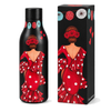 Botella térmica flamenca illustrArte 500 ml – diseño Macarena – botella con su caja de regalo
