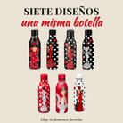 Botella térmica flamenca illustrArte 500 ml – diseño Macarena – los siete diseños flamencos de la colección