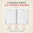 Interior de la libreta con 200 páginas cuadriculadas, diseño Pepa Liso