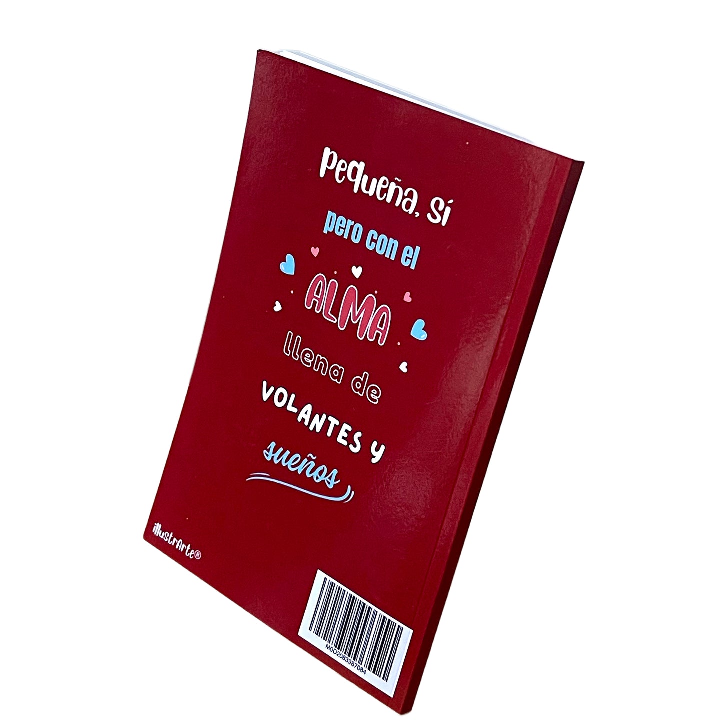 Cuaderno Flamenco “Lolita – Alma de Volantes” – 6×9” (15,24×22,86 cm) – 120 Páginas Rayadas – Diseño illustrArte Global