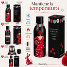 Botella térmica illustrArte 500 ml – diseño Macarena – mantiene las bebidas frías hasta 24 h y calientes hasta 12 h – vista 3