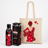 Pack Botella Térmica + Bolsa Tote Cádiz Flamenca | Diseño illustrArte