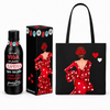 Pack Botella Térmica + Bolso Tote Málaga Flamenco | Diseño illustrArte | Idea de Regalo Original