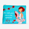 Neceser o Estuche Granada Colección illustrArte – Diseño Doble Cara – 22x17 cm – Impermeable – Bolsa de Aseo, Maquillaje o Material Escolar