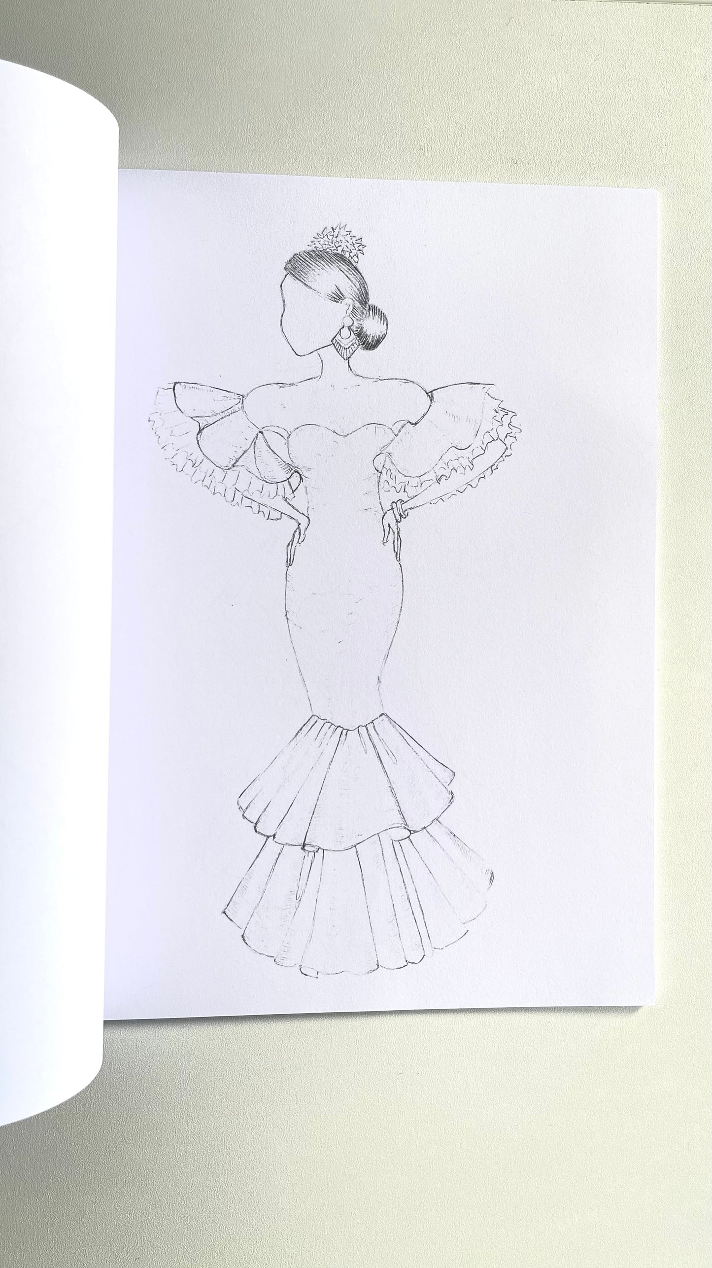 Cuaderno Flamenco para Colorear – illustrArte: Convierte cada página en una obra de arte 💃🎨