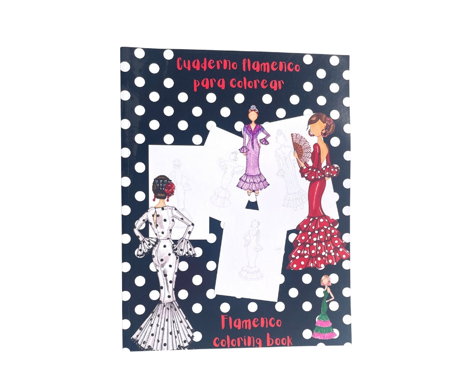 Cuaderno Flamenco para Colorear – illustrArte: Convierte cada página en una obra de arte 💃🎨