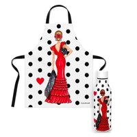 Flamenco Gift Set: Insulated Bottle + Apron – Gift Boxed
