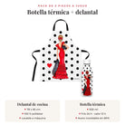 Pack botella térmica y delantal Manuela: qué incluye
