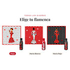 Todos los diseños del pack pañuelo y botella flamenca