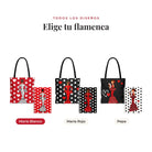 Todos los diseños del pack bolsa Málaga y libreta flamenca