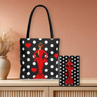Bolsa Málaga y libreta flamenca María Rojo en el recibidor