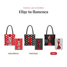 Todos los diseños del pack bolsa Málaga y libreta flamenca