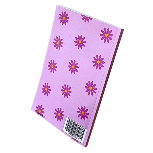 Cuaderno Flamenco “María – Flores Rosas” – 6×9” (15,24×22,86 cm) – 120 Páginas Rayadas – Diseño illustrArte