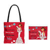 Pack Bolso Málaga + Neceser Granada – Diseño Flamenco illustrArte