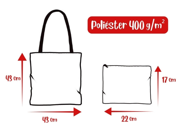 Pack Bolso Málaga + Neceser Granada – Diseño Flamenco illustrArte