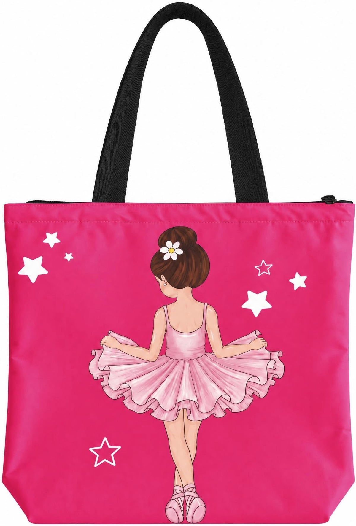 Saco de ballet illustrArte 40 x 40 cm com fecho – design Tina – MAIN