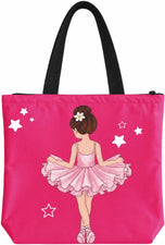 Ballettas illustrArte 40 x 40 cm met rits – ontwerp Tina – hoofdafbeelding