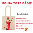 Bolsa tote Cádiz illustrArte – Manuela roja – vista 5