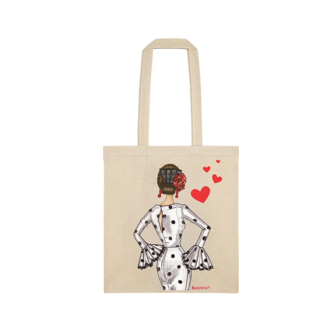 Bolsa tote Cádiz illustrArte 38 x 42 cm – diseño María Blanco