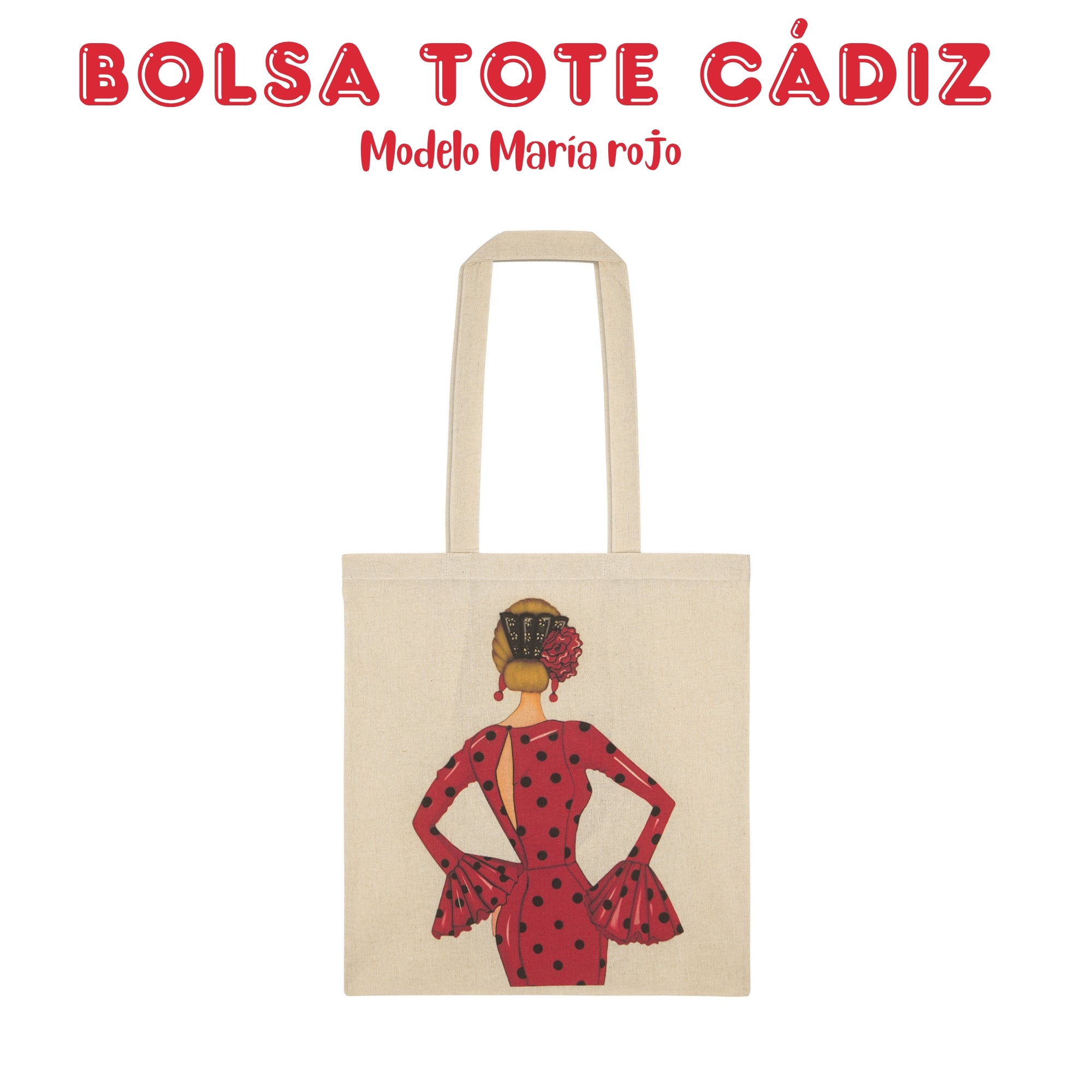 Bolsa tote Cádiz illustrArte – María Rojo – vista 9