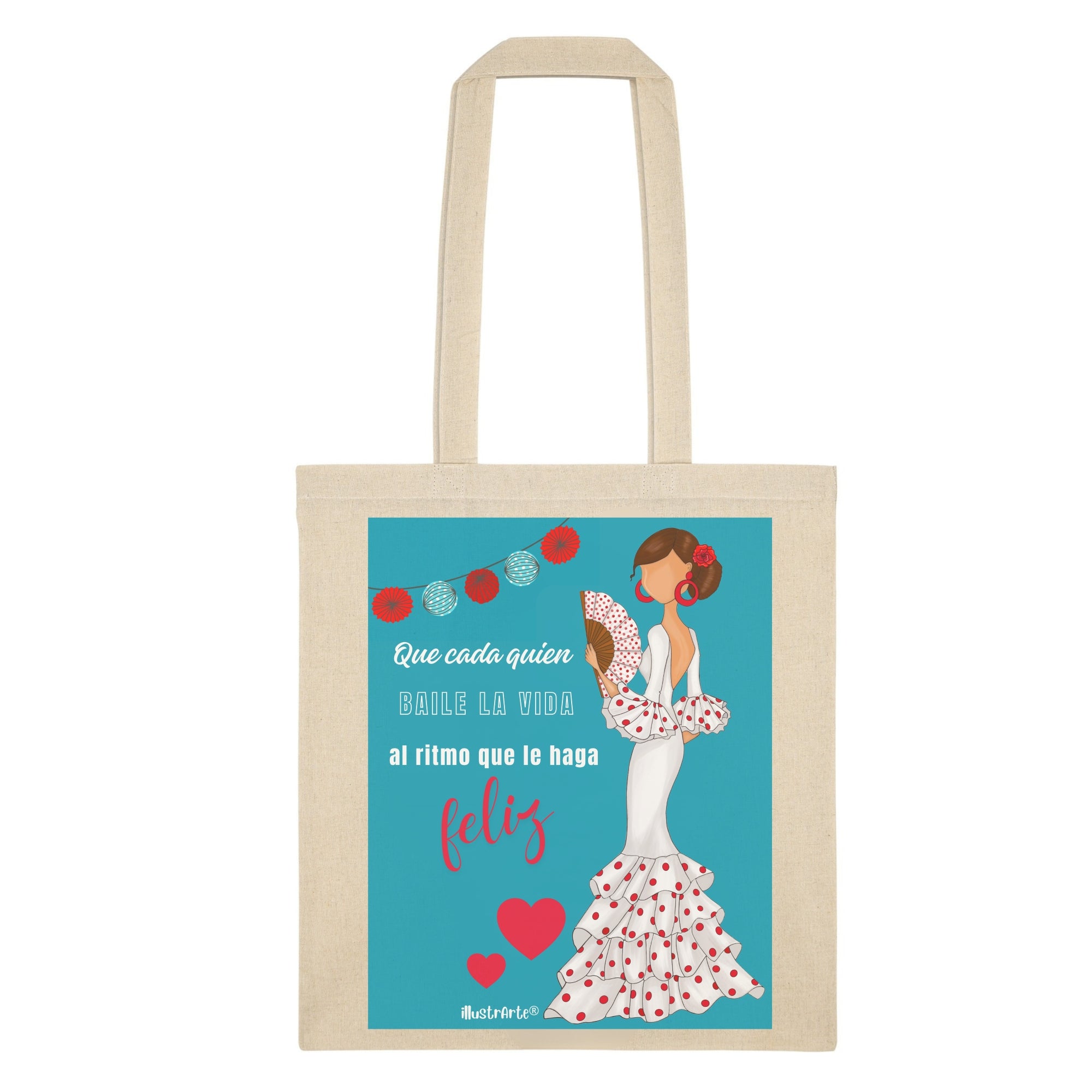 Bolsa tote Cádiz illustrArte 38 x 42 cm – diseño Pepa Feliz