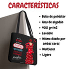 Bolsa tote Málaga illustrArte – Macarena con frase – vista 3