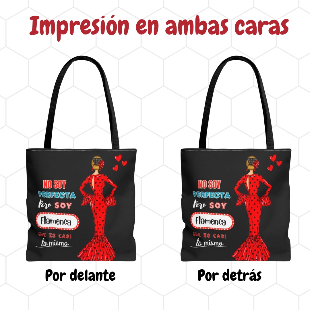 Bolsa tote Málaga illustrArte – María Rojo con frase – vista 7