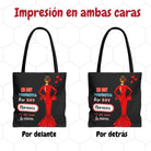 Bolsa tote Málaga illustrArte – María Rojo con frase – vista 7