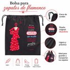 Bolsa para zapatos illustrArte – Macarena – vista 3