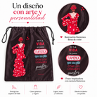 Bolsa para zapatos illustrArte – Macarena – doble compartimento interior