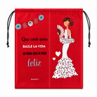 Bolsa para zapatos de flamenco illustrArte 40 x 40 cm – diseño Pepa Feliz