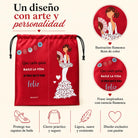 Bolsa para zapatos illustrArte – Pepa Feliz – doble compartimento interior