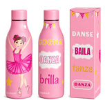 Ballerina thermosfles illustrArte 500 ml – ontwerp Marina (Sogna, Danza, Brilla) – hoofdafbeelding