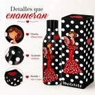 Botella térmica illustrArte 500 ml – diseño Pepa, flamenca con abanico – vista 6