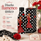 Botella térmica illustrArte 500 ml – diseño Pepa, flamenca con abanico – vista 8
